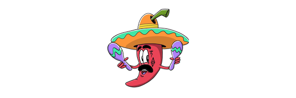 MetaCartel logo: a dancing chili pepper in a sombrero, shaking maracas